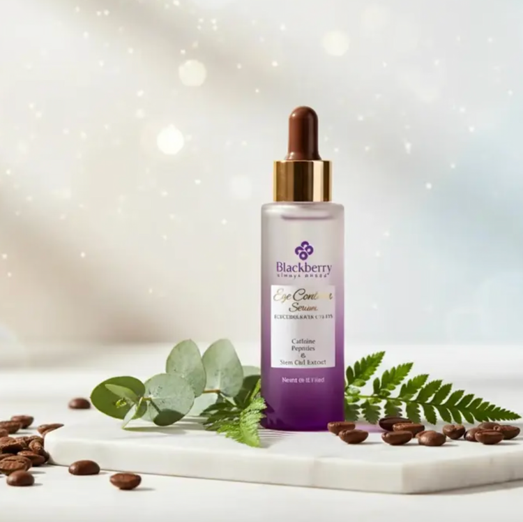 سرم دور چشم بلک بری حاوی کافئین و استیل تتراپپتید-5