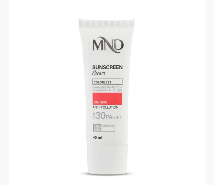 کرم ضد آفتاب با فاکتور حفاظتی 30 (SPF 30) ام ان دی مناسب پوست خشک حجم 40 میلی لیتر