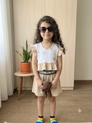 تاپ و شلوارک گوزنی