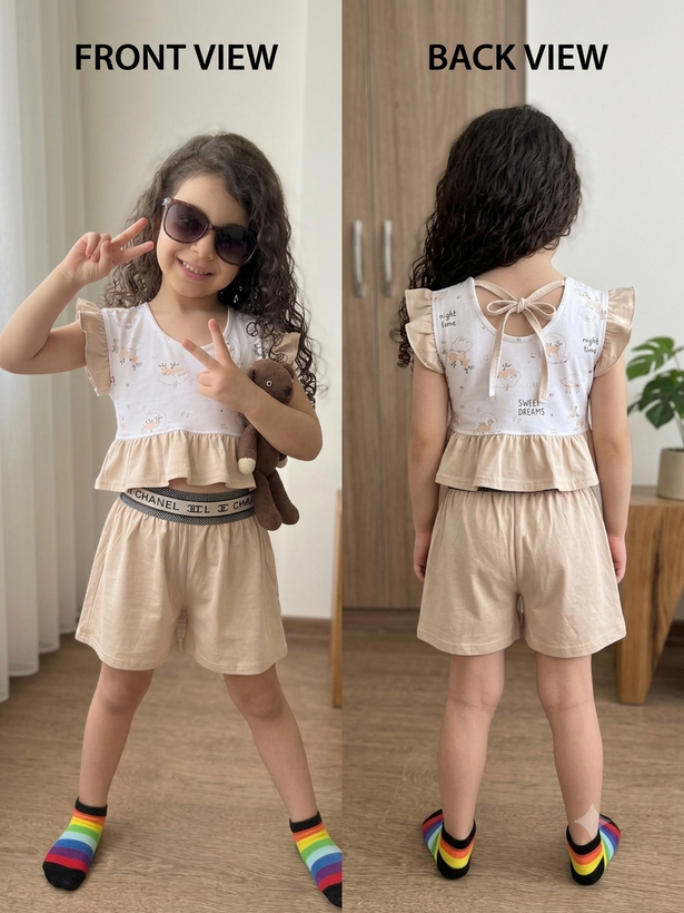 تاپ وشلوارک گوزنی