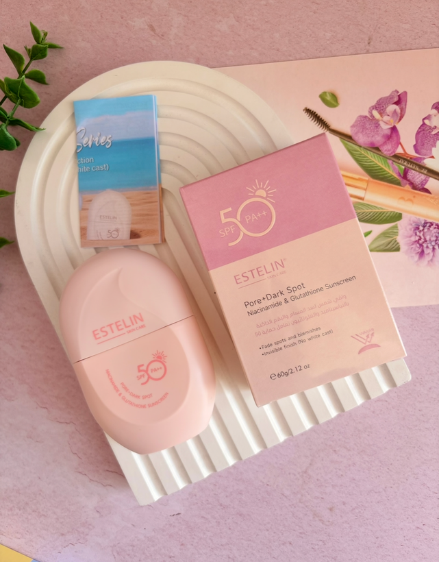 ضدآفتاب جدید استلین با و ۸۰ و spf 50 مدل آبی و صورتی
