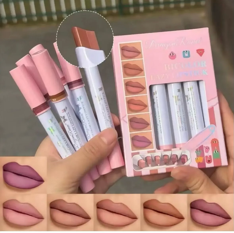 رژ استیکی آمبره دراگون مدل ۲۰۲۶ دورنگ